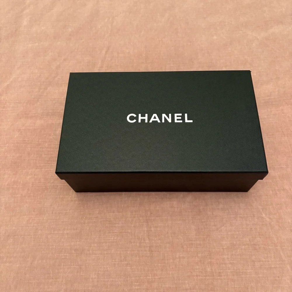 Pink Chanel mule slide sandals size 37 US 6.5 - Picture 2 of 11